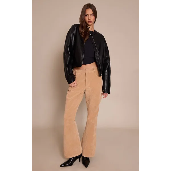Sable Pantalon Évasé En Synthétique