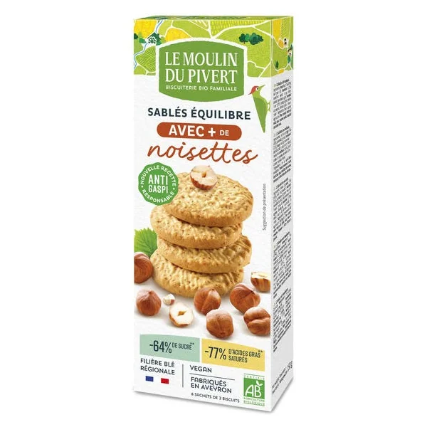 Sablé noisettes Equilibre 150g