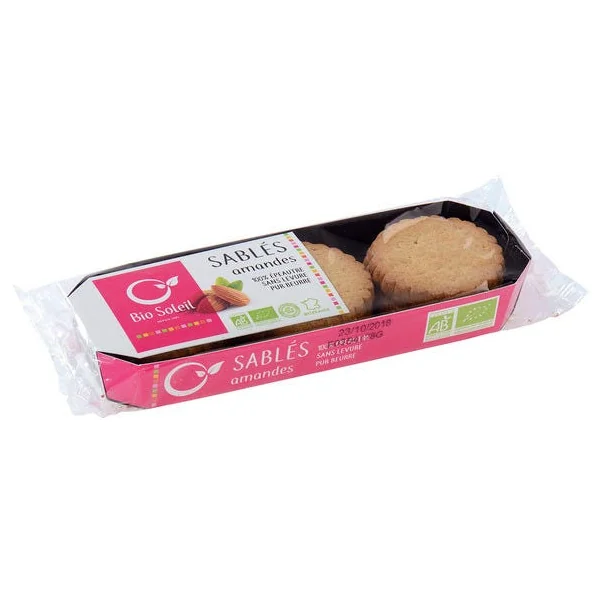 Sablés amandes 100% épeautre sans levure 160g