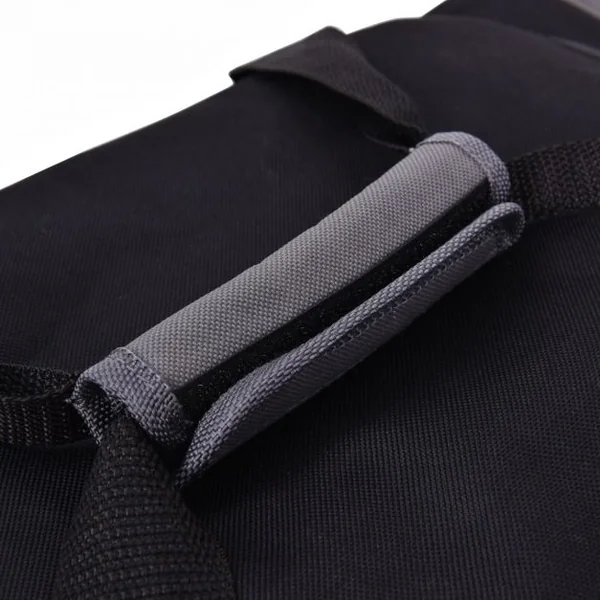 Sac de voyage Valise Bagage Sac de sport pour remise en forme gymnase Taille M, 50 Litres, 57 x 31 x 28 cm, Noir/gris