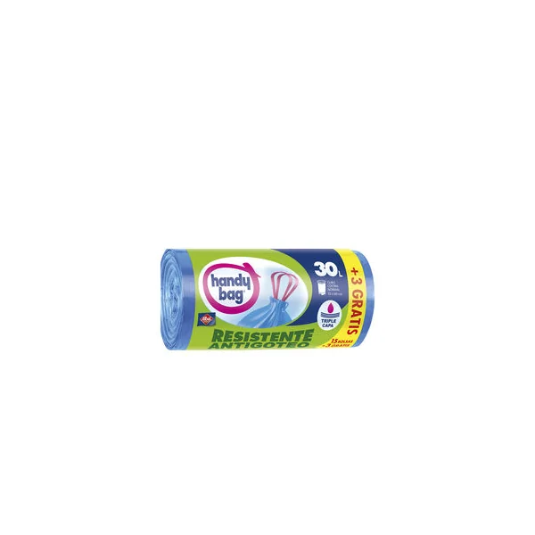 Sac poubelle antibactérien HANDY BAG de 30 litres