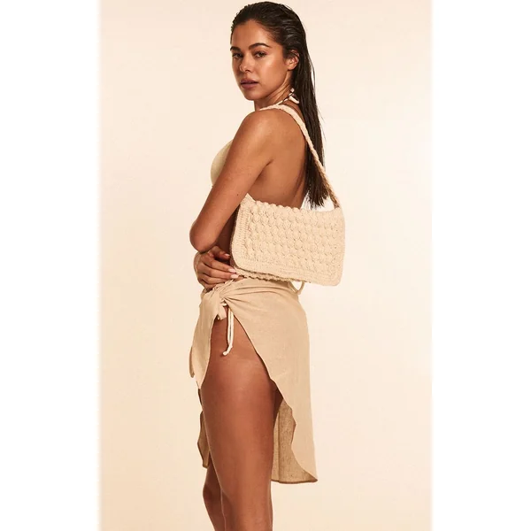Sac À Bandoulière De Plage À Texture Bouclée