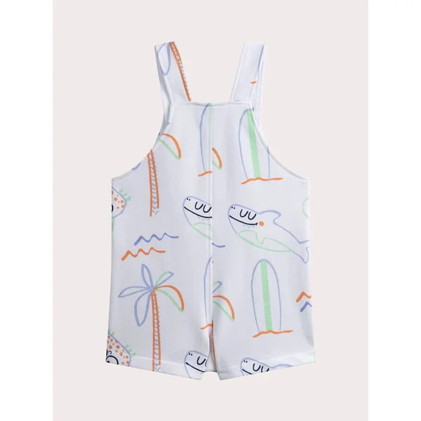 Salopette courte surf pour bébé garçon - Soins Bébé Naturels & Produits Maman Après Naissance