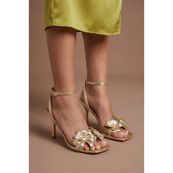Sandales À Talons Aiguilles Hauts Primrose En Synthétiquecuir Avec Corsage