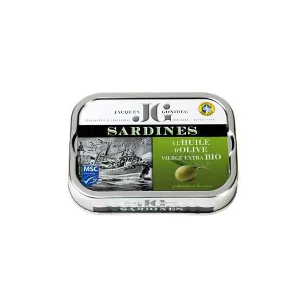Sardines à l'huile d'olive vierge extra 115g