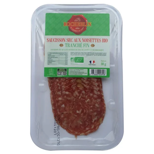 Saucisson noisette tranché - 16 tranches