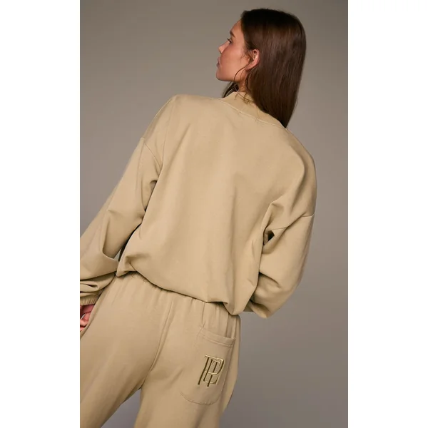 Sauge Bomber Interlock Brodé