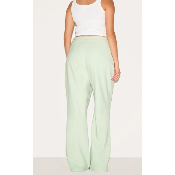 Sauge Pantalon Large Tailleur Grande Taille