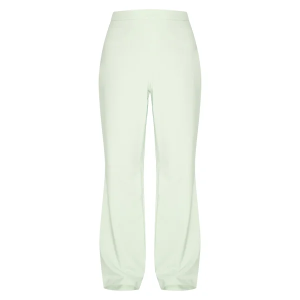 Sauge Pantalon Large Tailleur Grande Taille