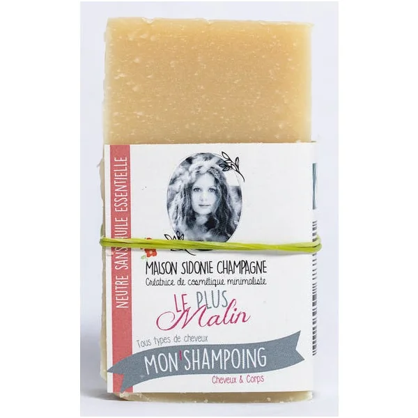 Savon shampoing "Le plus malin blanc" - 100g