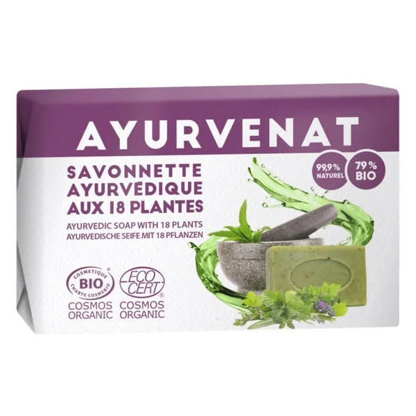 Savonnette ayurvedique aux 18 plantes