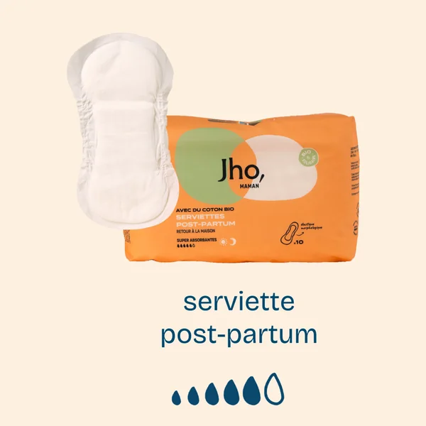 Serviette post-partum Jho