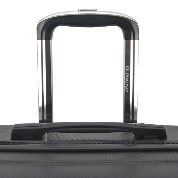 Set de 3 Valises Mixte Trolley Rigide ABS 4 Roues Valises de Voyage couleur Noir