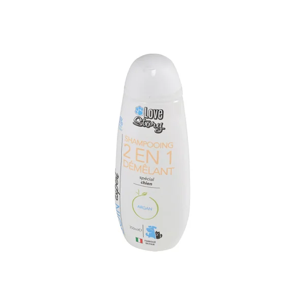 Shampoing démêlant 2 en 1 chien 250ml