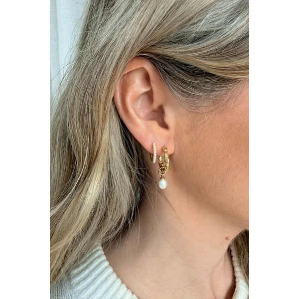 SHIFT - Boucles d’oreilles perle d’eau douce recyclées