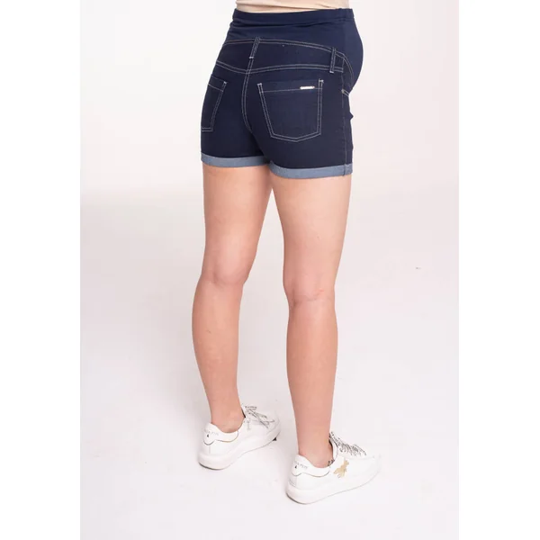 Short de grossesse en coton aspect denim - Reste S