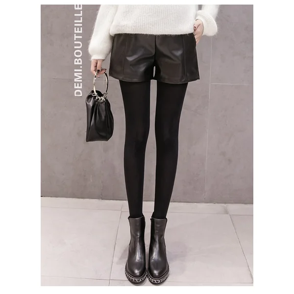 Short de grossesse en simili-cuir - Reste T38