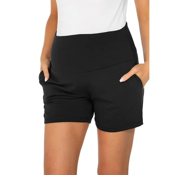 Short de grossesse été - Noir/Marine