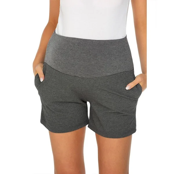 Short de grossesse été - Noir/Marine