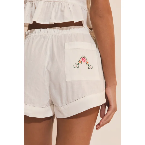 Short de pyjama en coton