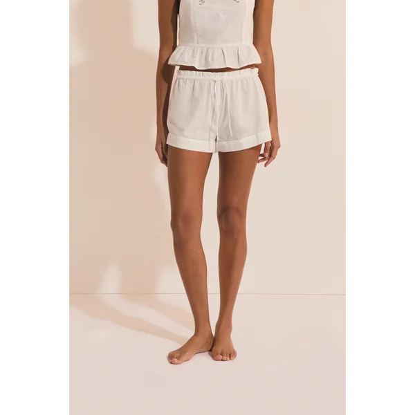 Short de pyjama en coton