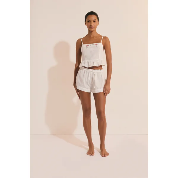 Short de pyjama en coton