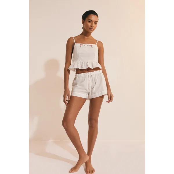 Short de pyjama en coton