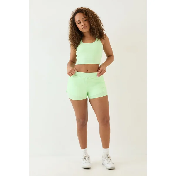 Short De Running Taille Haute 2 En 1 Dsgn Studio