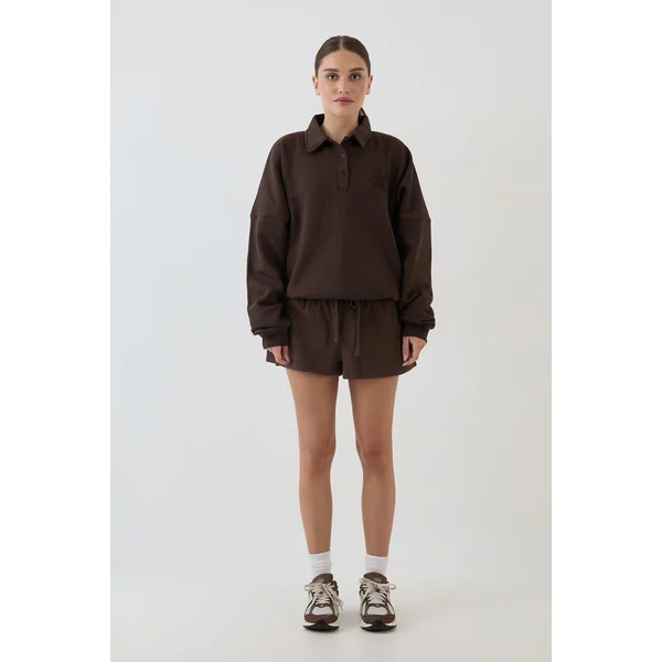 Short De Survêtement Coupe Ample Avec Appliqué En Tissu Assorti Dsgn Studio