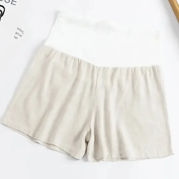 Short Grossesse en Coton Et Lin