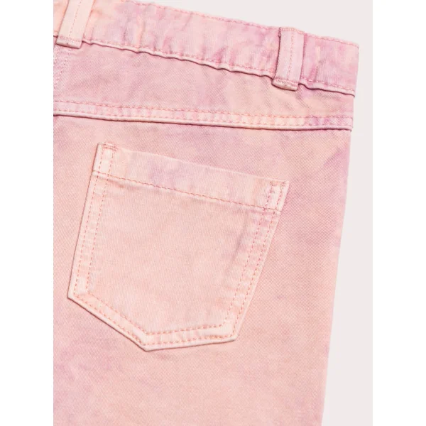 Short écru et rose tie & dye - Soins Bébé Naturels & Produits Maman Après Naissance