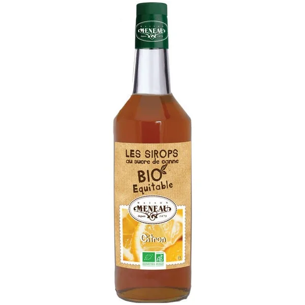 Sirop de citron au sucre de canne 1L