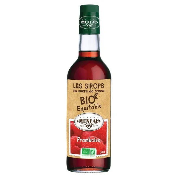 Sirop de framboise au sucre de canne 50cl