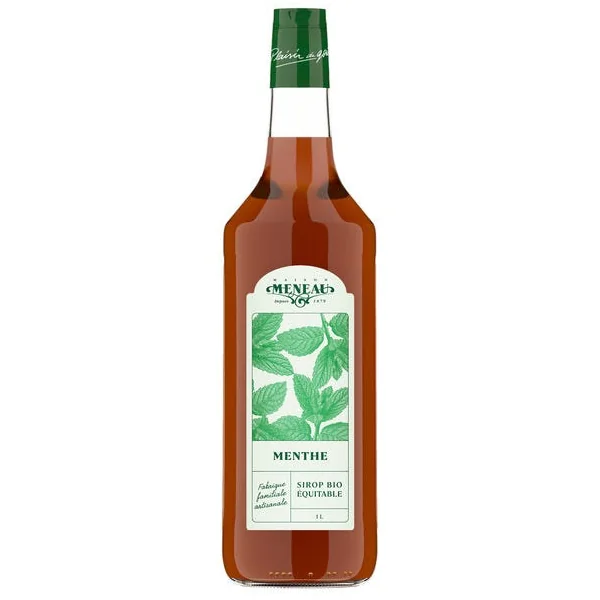 Sirop de menthe au sucre de canne 1L