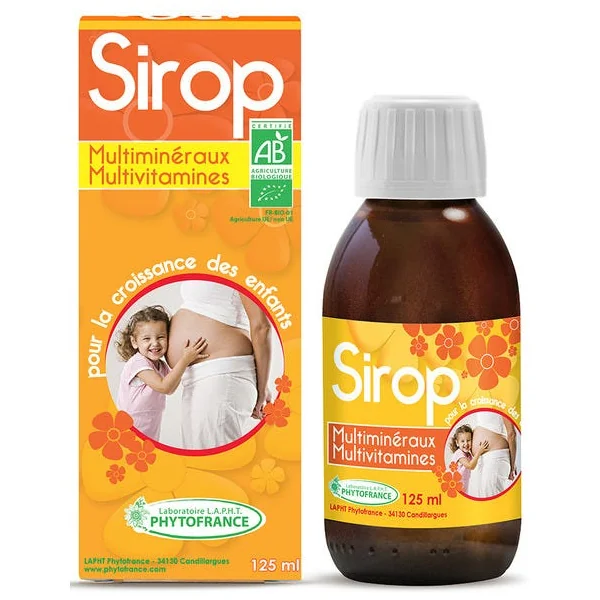 Sirop Multiminéraux Multivitamines