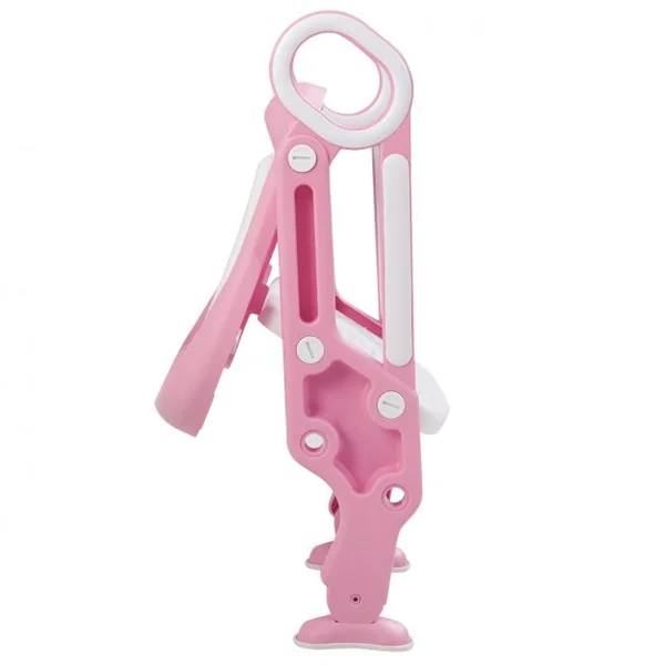 Siège de Toilettes pour Bébé Réglable et Pliable avec Echelle Siège Rembourré Capacité de Charge Max.75KG