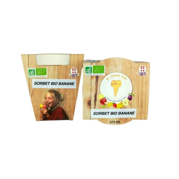 Sorbet banane - 470g