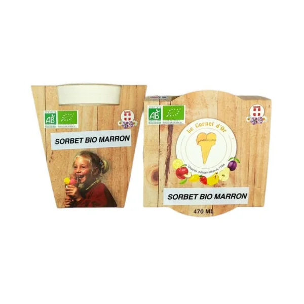 Sorbet marron - 470g