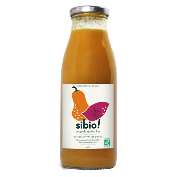 Soupe butternut et patate douce - 48cl