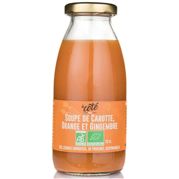 Soupe de carotte orange et gingembre - 25cL
