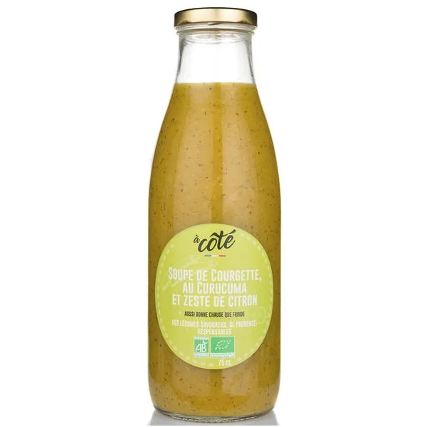 Soupe de courgette au zeste de citron - 75cL