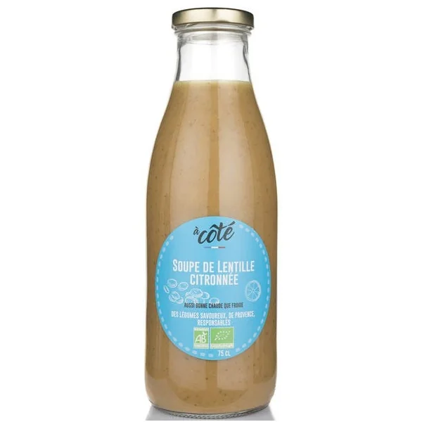 Soupe de lentille citronnée à la coriandre - 75cl