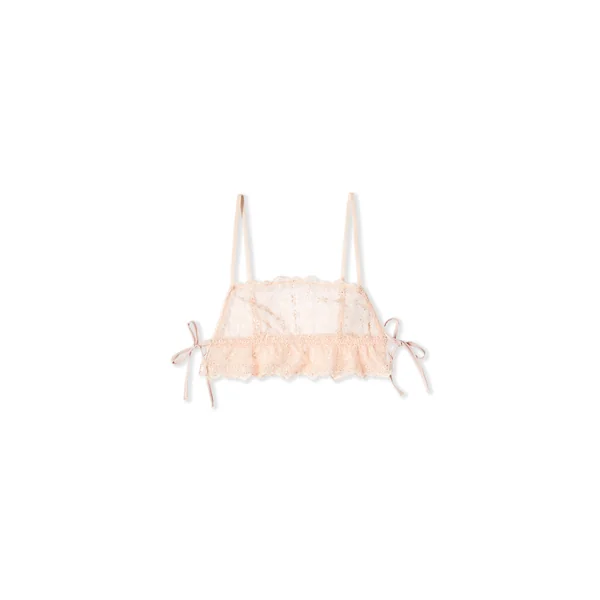 Soutien-gorge brassière avec broderie