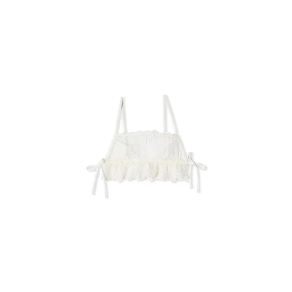 Soutien-gorge brassière avec broderie