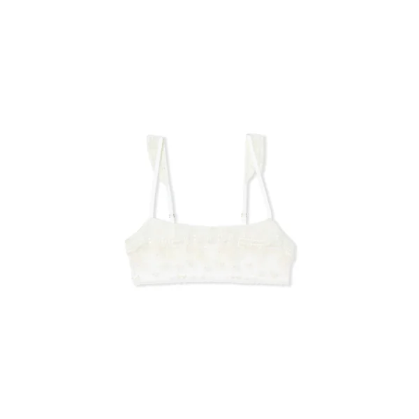 Soutien-gorge brassière avec broderie