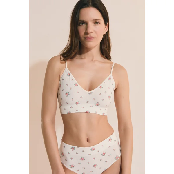 Soutien-gorge brassière col V