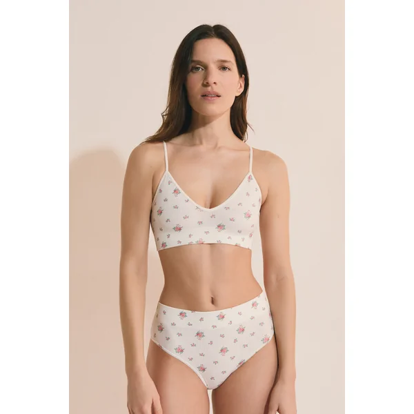 Soutien-gorge brassière col V