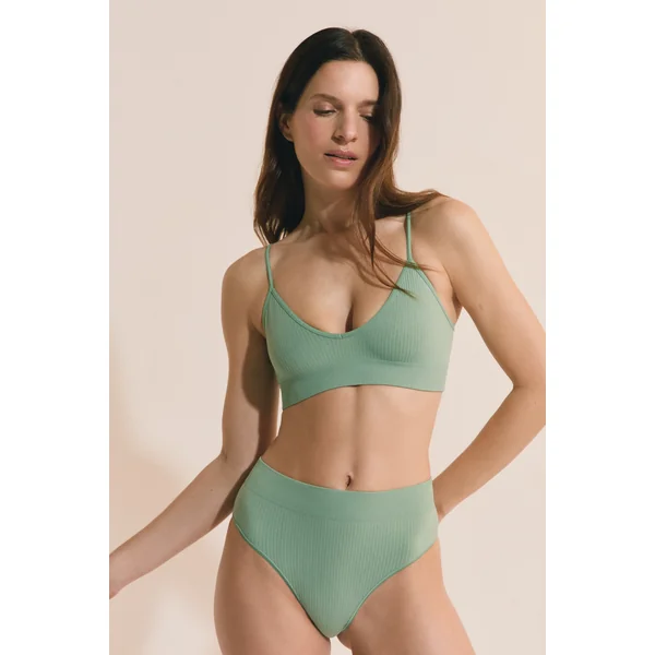 Soutien-gorge brassière col V