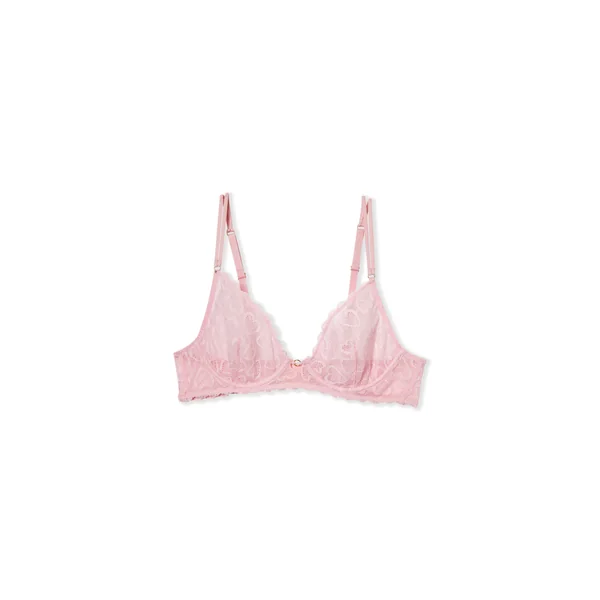 Soutien-gorge classique avec motifs cœurs