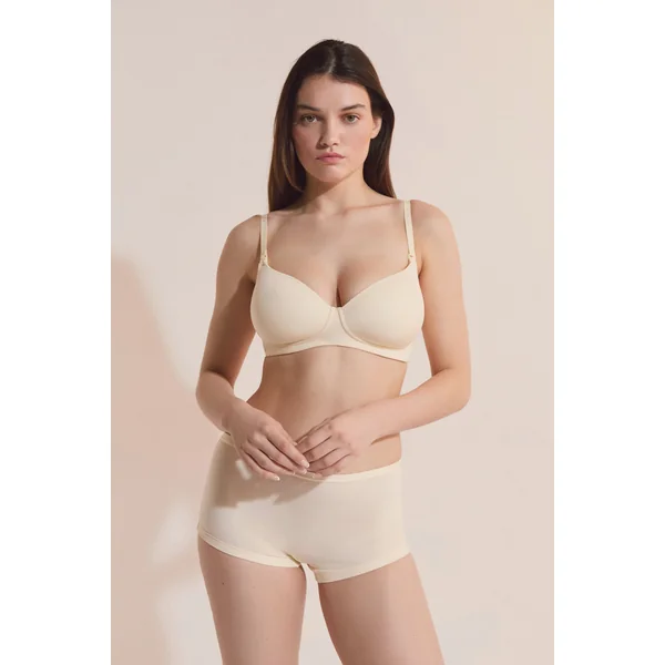 Soutien-gorge coques fines, clips d'allaitement
